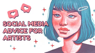 SOCIAL MEDIA ADVICE FOR ARTISTS | Gouache Portrait