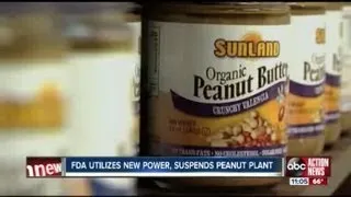 FDA shuts down operations at organic peanut butter factory linked to salmonella outbreak