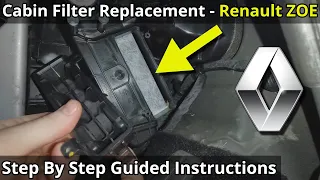 Renault ZOE Cabin Filter Replacement - How To DIY