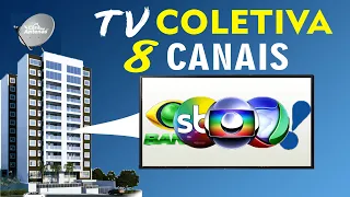 CONHEÇA O SISTEMA COLETIVO DE TELEVISÃO PARA HOTÉIS, PRÉDIOS E POUSADAS COM 8 CANAIS ABERTOS