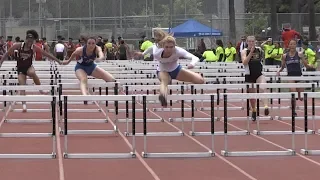 2018 TF - CIF-ss Prelims (D3) - 100H (Girls, 5 Heats)