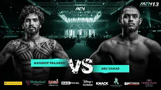 Mandeep Prajapati Vs Abu Samad - MFN 13 I Full Fight