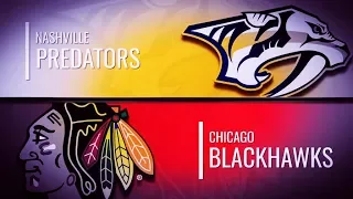 NASHVILLE PREDATORS VS CHICAGO BLACKHAWKS 2/21/20