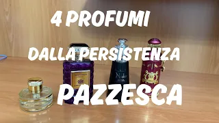 4 PROFUMI DALLA PERSISTENZA PAZZESCA