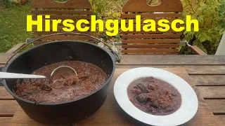 Hirschgulasch