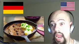 American reacts To Sour Roast Sour Beef German Sauerbraten Recipe