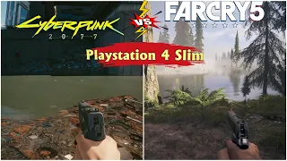 Физика Cyberpunk 2077 против Far Cry 5 на PS4 Slim. Это ШОК!