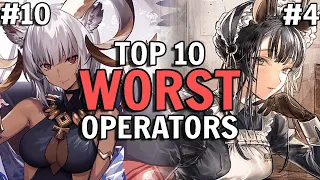 Top 10 WORST Operators In Arknights