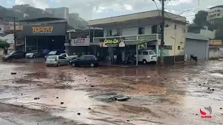 Veja: chuva mais forte em Caratinga nesta terça-feira (19/12)
