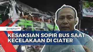 Sopir Bus Ceritakan Detik Detik Kecelakaan Rombongan Siswa SMK di Ciater