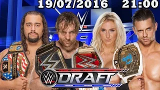 SMACKDOWN LIVE - THE DRAFT! (19/07/2016) ÀS 21:00