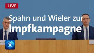 Gesundheitsminister Spahn und RKI-Chef Wieler zum Stand der Corona-Impfkampagne