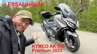 Essai Kymco AK 550 Premium 2023 : Le TMAX enfin battu ?
