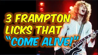 Frampton Lesson - 3 Licks That Will Make You Come Alive!