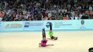 Художественная гимнастика. Дина и Арина Аверины