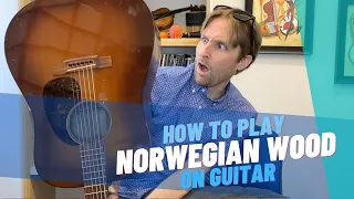 Norwegian Wood Guitar Tutorial - The Beatles - Guitar Lessons with Stuart