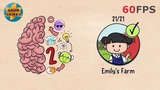 Brain Test 2: Emily's Farm Level 1 To 21 By (Unico Studio LLC), iOS/Android Walkthrough