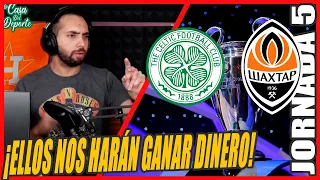 CELTIC VS SHAKHTAR PRONÓSTICO 🏆 | JORNADA 5 | UEFA CHAMPIONS LEAGUE 2022 | APUESTAS FUTBOL EUROPEO