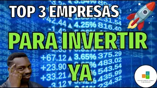 🔥Las 3 Mejores Acciones Para Invertir Large Cap Ahora!🔥