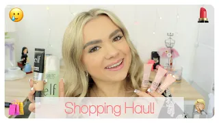 E.L.F Cosmetics Shopping Haul & Trying New Products!