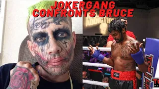 Leaders of JokerGang confront Bruce Iron Lion about making fake Kyusho videos Lmao