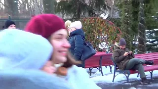 Тайна встречи сладкая Танцы в парке Горького Харьков Январь 2022