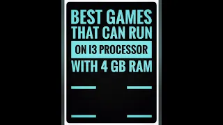 Best games That Can Run On 4gb ram with i3 processor on Pc #shorts #pcgaming