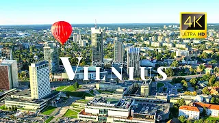 Vilnius, Lithuania 🇱🇹 in 4K ULTRA HD 60FPS Video by Drone