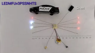 Police LED lighting kit for Hotwheels