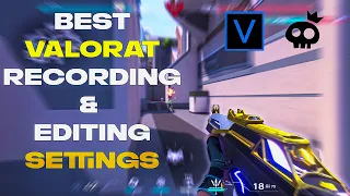 My Valorant, Recording & Editing Settings!⚙️ (Smooth 4k Video w/ RSMB Settings)