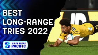 Best end-to-end Tries | Savea, Ravouvou, Reece & more 🤩 Super Rugby Pacific 2022