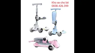 #0838426399 Lắp Xe trượt Scooter MIJIAQI kết nối  Bluetooth đèn nhạc ghế ngồi tay lái chỉnh cao thấp