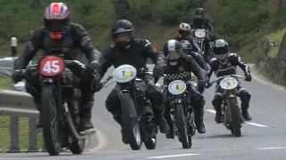 Awesome Vintage Motorbikes at Hillclimb Arosa Classic Car 2016! BMW, Norton, Condor, Harley...