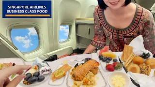 Singapore Airlines Business Class Food review