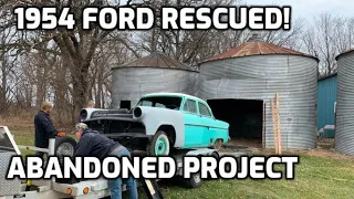 1954 Ford Customline! Abandoned Restoration Project! Will It Run?