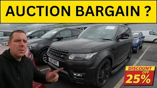 WHY IS THIS RANGE ROVER SPORT SO CHEAP ! (UK CAR AUCTION)