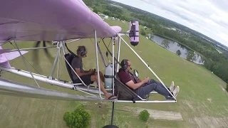Dragonfly Ultralight Spins, slips and emergency power off landings
