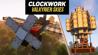 Гайд по Valkyrien Skies Clockwork 1.18.2-1.19.2 Самолёты и воздушные шары (minecraft java edition)