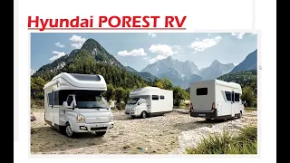 2020 Hyundai POREST RV Camping Car. Yes, that's "Porest"