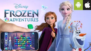 DISNEY FROZEN ADVENTURE NEW MATCHES 3 ANDROID IOS GAMEPLAY