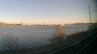 Железная дорога вдоль Дона близ Ростова