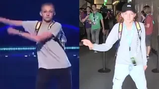 Backpack Kid Creates NEW Viral Dance Move "The Money Dance"