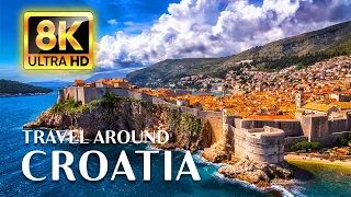 Stunning Trip to Croatia in 8K ULTRA HD - Best Places in Croatia with Relaxing Music 8K TV
