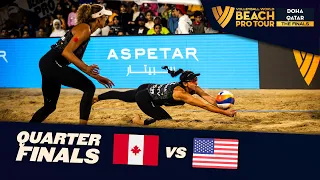 Melissa/Brandie vs. Nuss/Kloth - Quarter Final Highlights | Doha Finals 2023 #BeachProTour