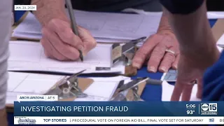 Investigating signature fraud in Arizona's elections