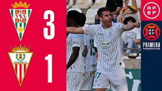 RESUMEN #PrimeraFederación | Córdoba CF 3-1 Algeciras CF | Grupo 1 | Jornada 8