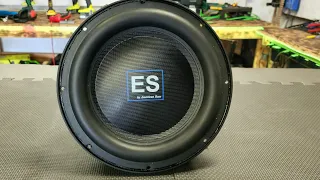 American Bass ES "shallow mount" 10inch Subwoofer, Unboxing and Demo