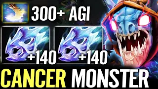 🔥 SLARK 300+ Agi 2x Moonshard +500AS — WTF CANCER Monster Unsleashed TOP RANK Dota 2 Pro