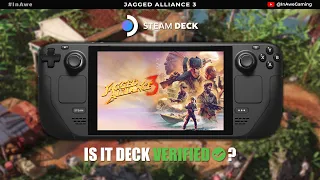 Steam Deck Verified? Yes It Does. | Jagged Alliance 3