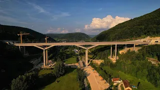 Bahnprojekt Stuttgart Ulm - Die Filstalbrücke im August 2022